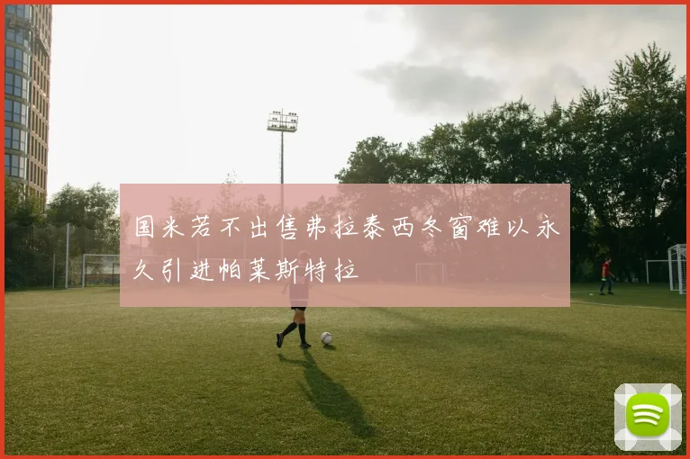 国米若不出售弗拉泰西冬窗难以永久引进帕莱斯特拉